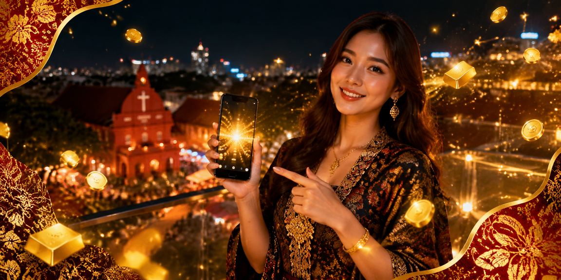 Pemain di Melaka memainkan baccarat dalam talian melalui aplikasi kasino bergaya batik